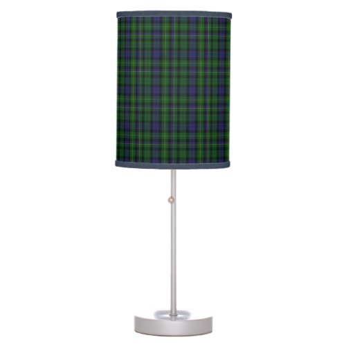 Handsome MacBride Scottish Tartan Plaid Table Lamp