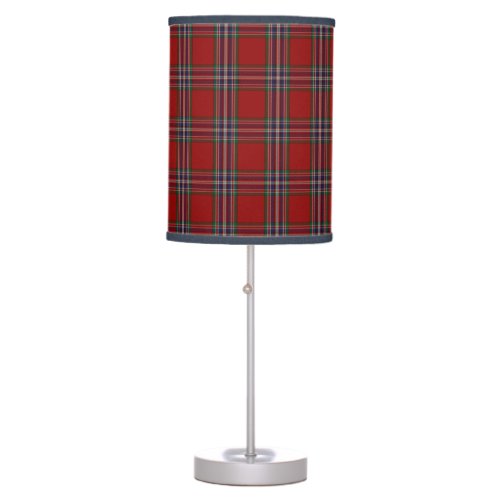 Handsome MacFarlane Scottish Tartan Plaid Table Lamp