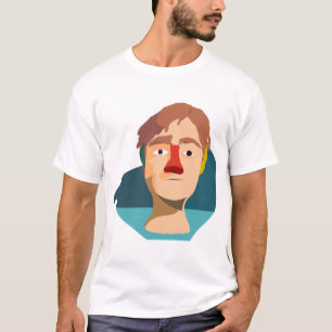Handsome Male Dayglow Musician Singer Gift For Fa T-Shirt