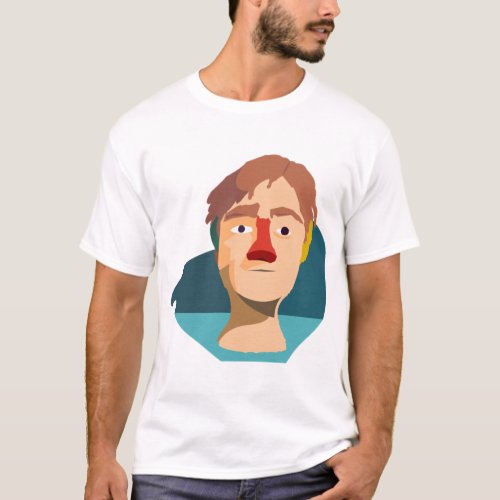 Handsome Male Dayglow Musician Singer  Gift For Fa T_Shirt