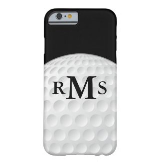 Handsome Monogram Initials Golf iPhone 6 Case
