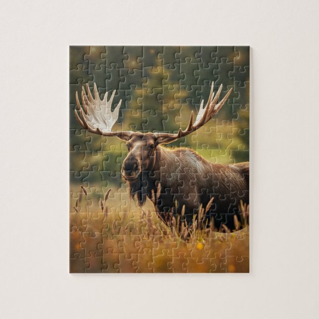 Handsome Moose Jigsaw Puzzle (Vertical)