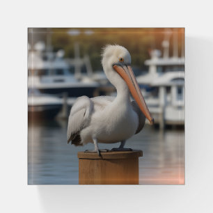 Handsome Pelican Paperweight