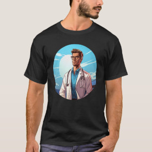 Handsome Physician for Doctor and Hospital Worker T-Shirt