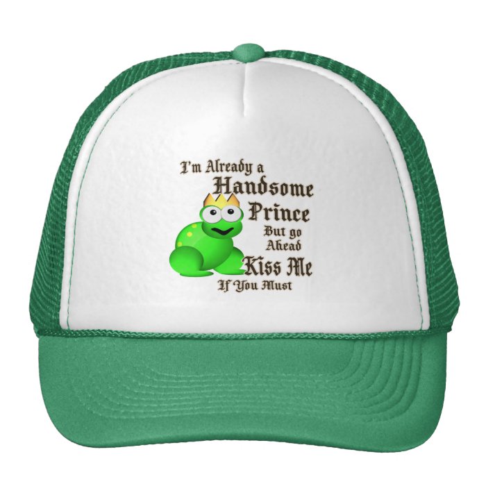 Handsome Prince Trucker Hats