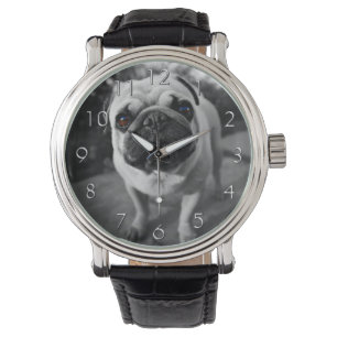 Handsome Pug Watch