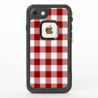 Handsome Red and White Buffalo Plaid
