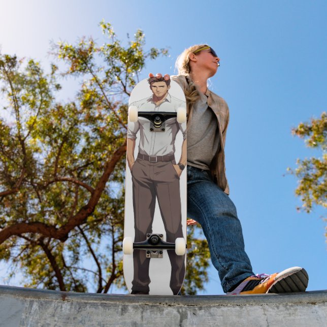 Handsome Rugged Ikemen Anime Skateboard (Outdoor 1)