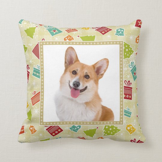 corgi throw pillow