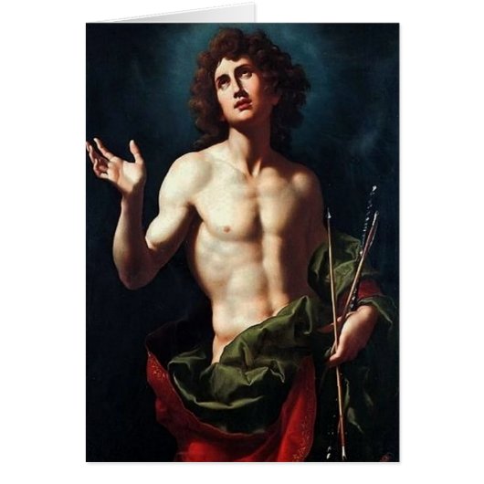 Handsome St. Sebastian Cards (Front)