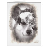 Handsome Tricolor Christmas Corgi (Front)