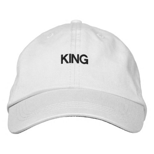 Handsome White Baseball Cap Embroidered Hat