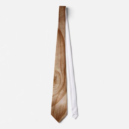 Handsome Wood Grain Neck Tie
