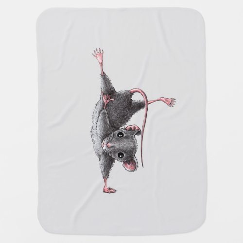 Handstand Rat Baby Blanket