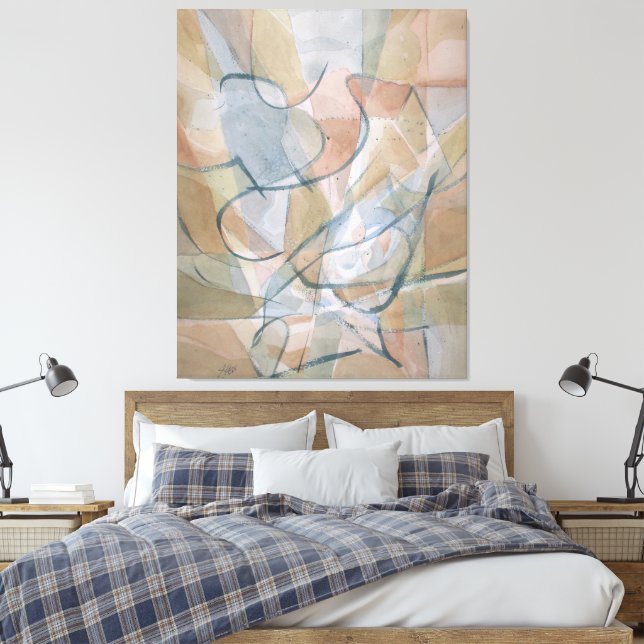 Handwalker Canvas Print (Insitu(Bedroom))