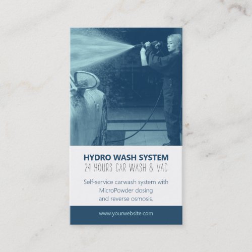 Handwash Services  Car wash Business Card