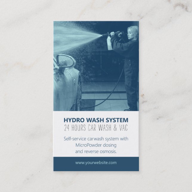 Handwash Services | Car wash Business Card (Front)
