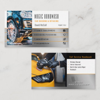 Handwash Services | Car wash Business Card