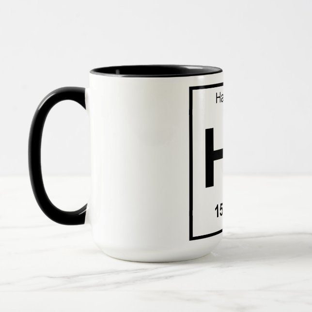 Handwavium Mug - Black and White (Left)