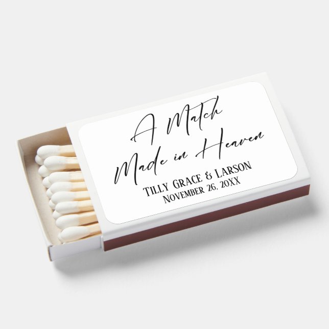 Handwriting A Match Made in Heaven (Front Open)