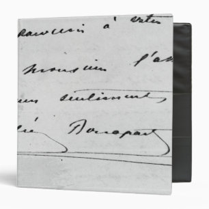 Handwriting and Signature 3 Ring Binder