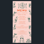 Handwriting Hand drawn  Retro Wedding Menu<br><div class="desc">Handwriting Typography Retro Wedding Menu</div>