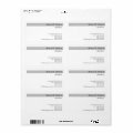 Handwriting Monogram Professional Plain Simple Label | Zazzle