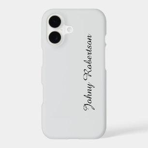 Handwriting Name Plain Elegant Professional Modern iPhone 17 Case
