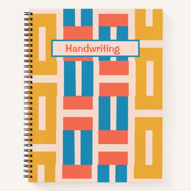 Handwriting  notebook (Front)