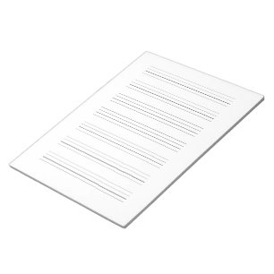 Handwriting Penmanship Practice Paper Pad Notepad