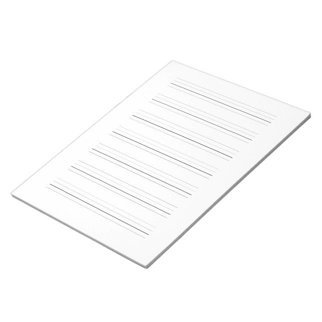 Handwriting Penmanship Practice Paper Pad Notepad (Angled)