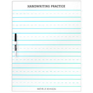 Handwriting Practice Letter Tracing for Kids Dry Erase Board