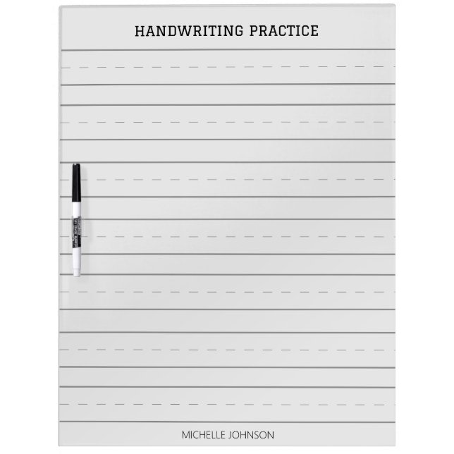 Handwriting Practice Letter Tracing for Kids Dry Erase Board (Front)