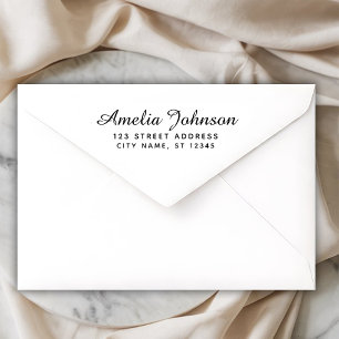 Handwriting Style Personalized Name & Address      Self-inking Stamp