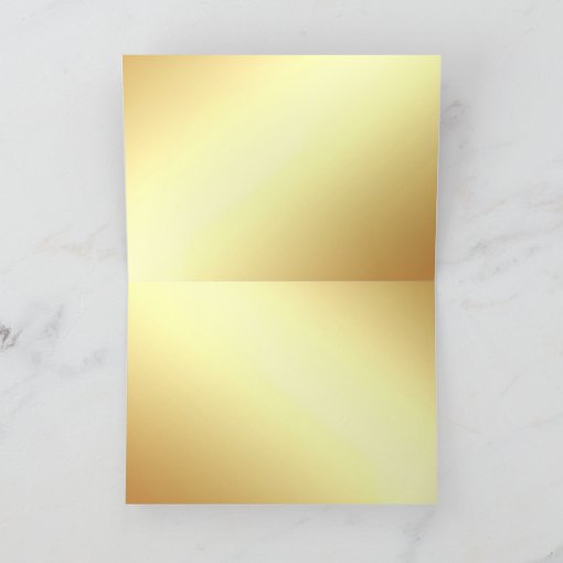 Handwriting Thank You Text Elegant Gold Template | Zazzle