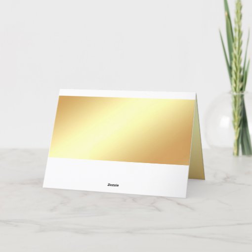 Handwriting Thank You Text Elegant Gold Template | Zazzle