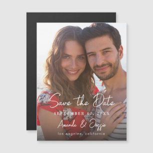 Handwriting Vertical Save the Date 3