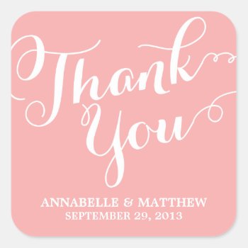 Handwritten Calligraphy Wedding Favor Label by PeridotPaperie at Zazzle