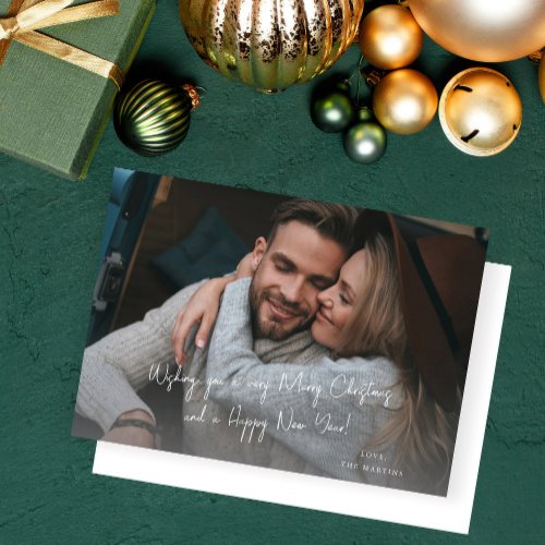 Handwritten Christmas or Holiday Note Photo WH
