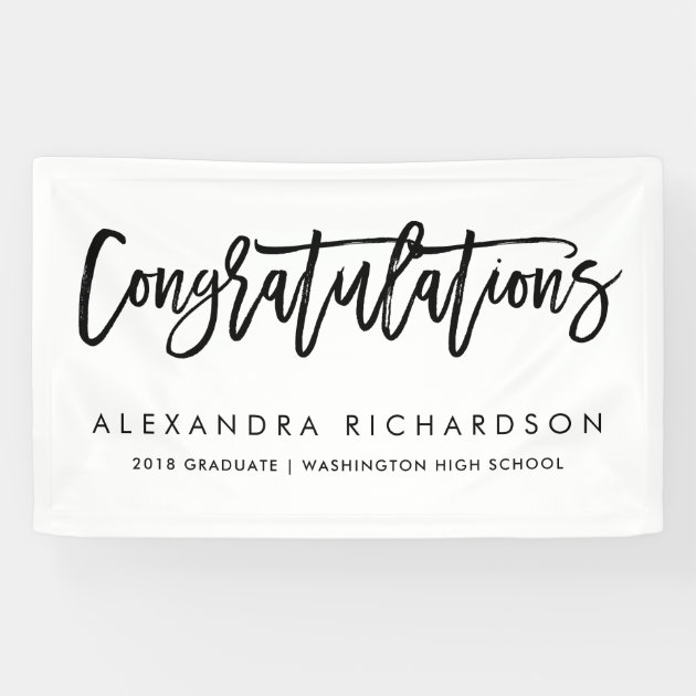 Handwritten Congratulations | Graduate Banner