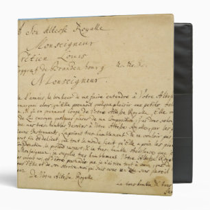 Handwritten dedication 'Brandenburger Concertos' 3 Ring Binder