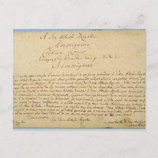 Handwritten dedication 'Brandenburger Concertos' Postcard