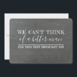 Handwritten Funny Officiant Proposal Marry Us Invitation<br><div class="desc">Funny Officiant Proposal Invitation</div>