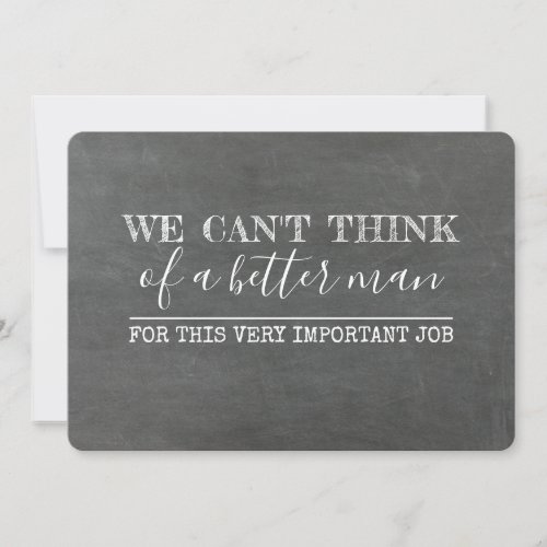 Handwritten Funny Officiant Proposal Marry Us Invitation