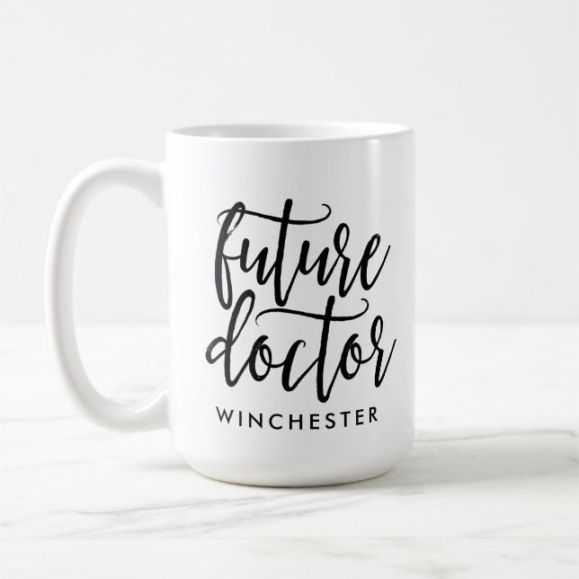 Handwritten Future Doctor Coffee Mug (Left)