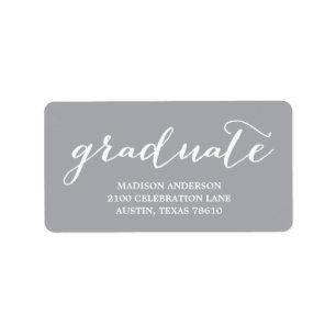 Handwritten   Graduation Address Label