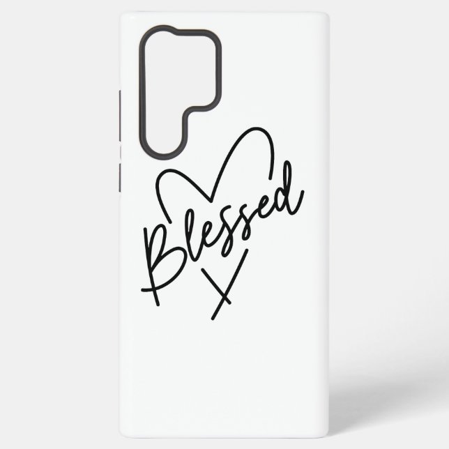 Handwritten Gratitude Quote Samsung Galaxy Case (Back)