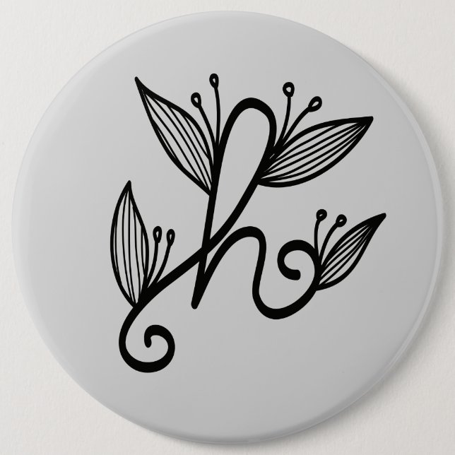 handwritten h button (Front)