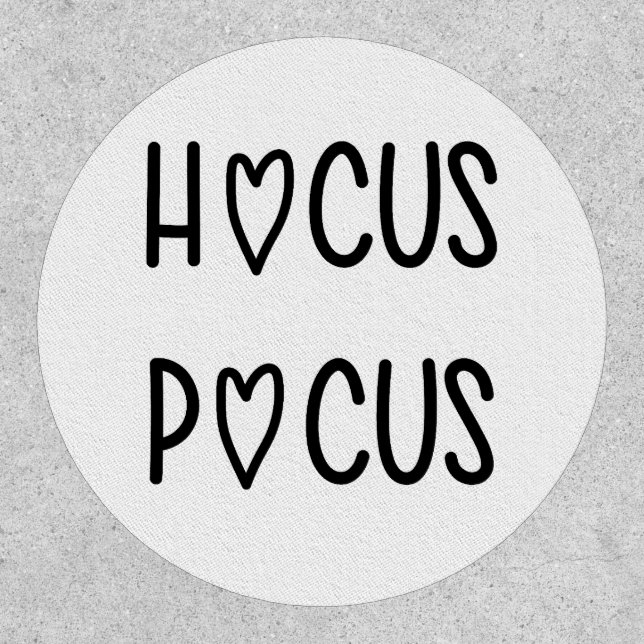 Handwritten hocus pocus patch (Front)