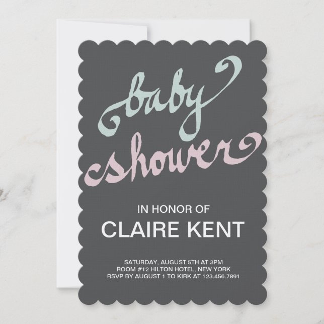 handwritten invitation (Front)